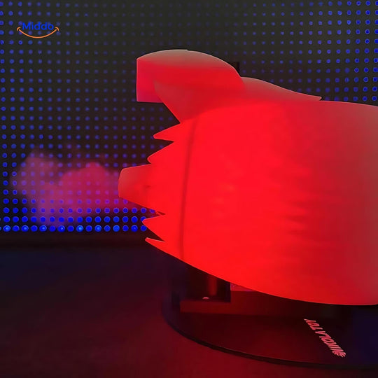 Jetfan™ | Innowacyjny Wentylator Turbofan na Biurko Ręcznie Wykonany z Nawilżaczem i Tylnym Płomieniem