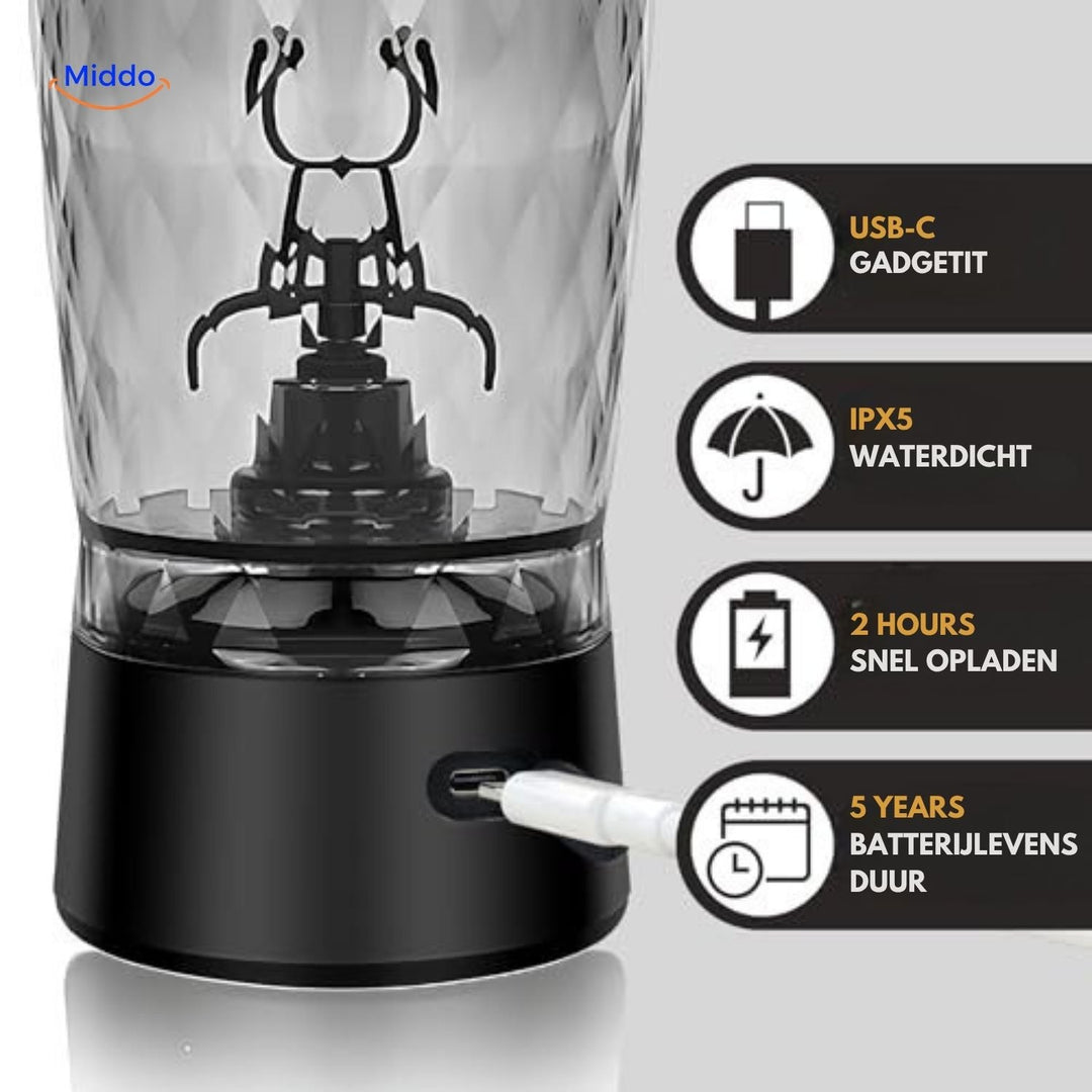 MixPro™ Kubek Mieszający | Ładowany, automatyczne mieszanie i przenośny