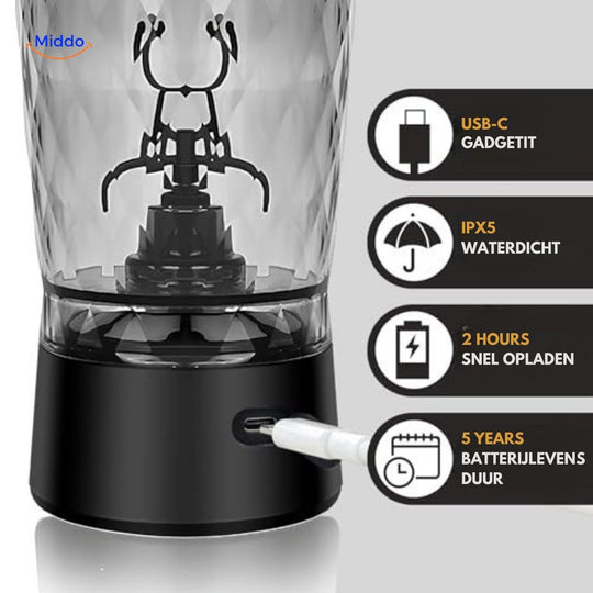 MixPro™ Kubek Mieszający | Ładowany, automatyczne mieszanie i przenośny