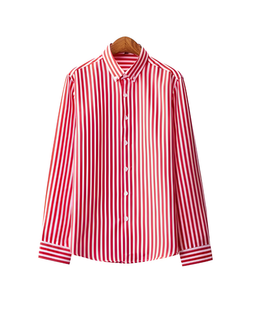 Oscire™ Pasiasta Koszula Oxford