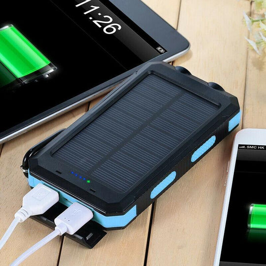 Powerbank Solarny z Pojemnością 500000mAh i Podwójnymi Portami USB