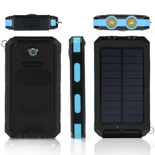 Powerbank Solarny z Pojemnością 500000mAh i Podwójnymi Portami USB