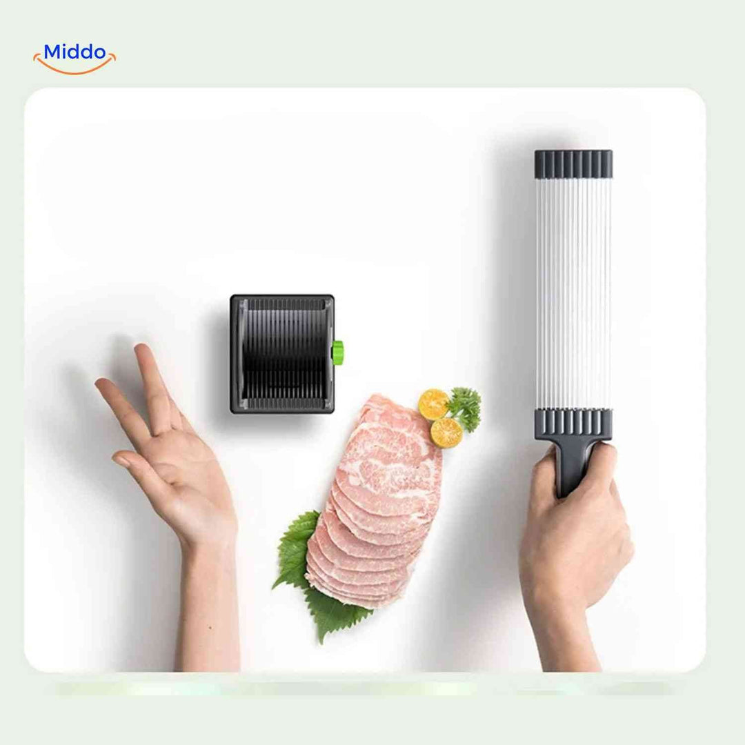 Slicora™ Zestaw Noży do Mięsa | Ręczny, Cienkie Plastry & Wielofunkcyjny