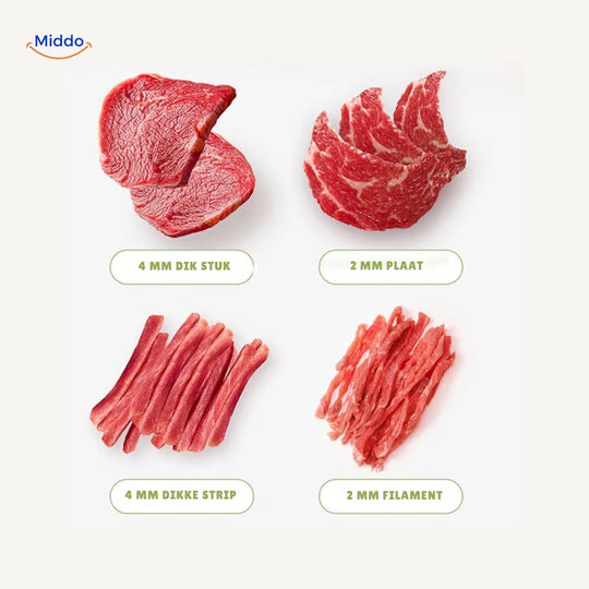 Slicora™ Zestaw Noży do Mięsa | Ręczny, Cienkie Plastry & Wielofunkcyjny