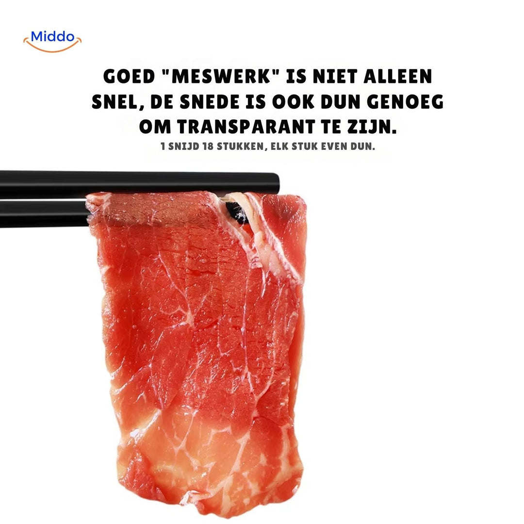 Slicora™ Zestaw Noży do Mięsa | Ręczny, Cienkie Plastry & Wielofunkcyjny