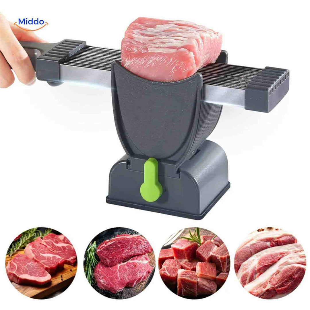 Slicora™ Zestaw Noży do Mięsa | Ręczny, Cienkie Plastry & Wielofunkcyjny