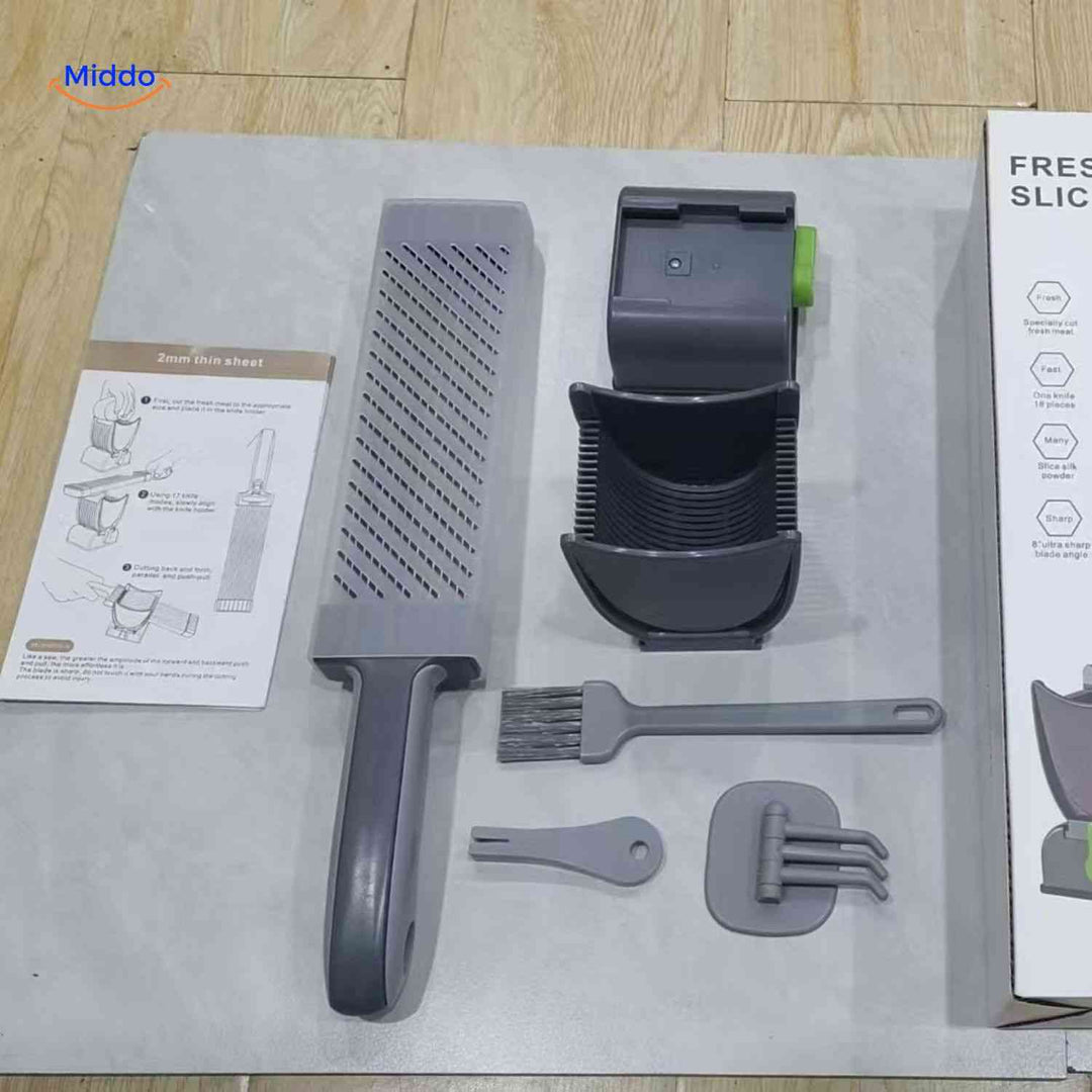 Slicora™ Zestaw Noży do Mięsa | Ręczny, Cienkie Plastry & Wielofunkcyjny