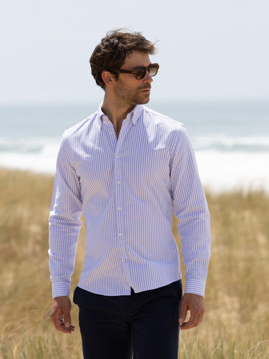 Oscire™ Pasiasta Koszula Oxford