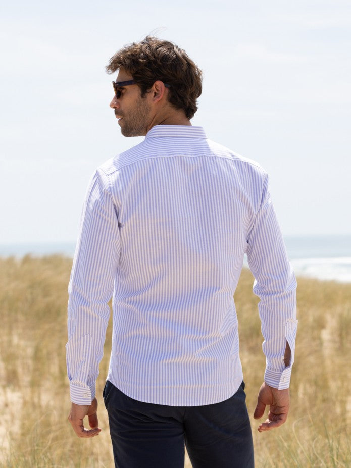 Oscire™ Pasiasta Koszula Oxford