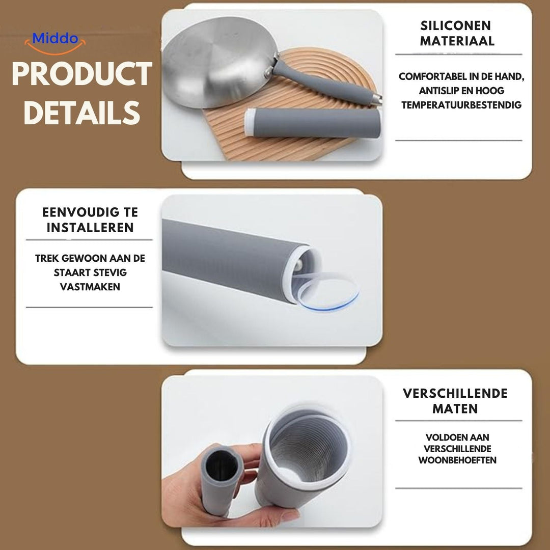 ThermoGrip™ Osłona na Uchwyt | Odporny na Ciepło i Oparzenia