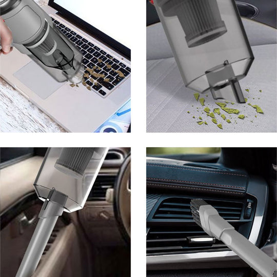 Bezprzewodowy Odkurzacz Ręczny | 8000Pa Mocne Ssanie | VacuümX PRO™ z Filtrem HEPA i USB