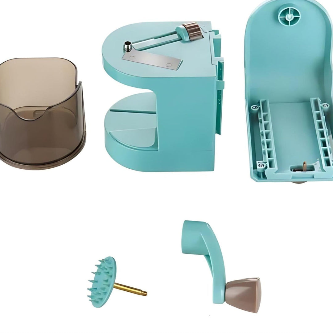 Espiralizator Warzyw Poziomy 4 w 1 | Ręczna Krojenie z Ostrzami ze Stali Nierdzewnej | Vega™